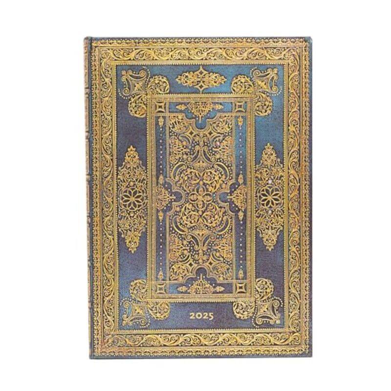 

Blue Luxe Luxe Design Grande 12month Vertical Hardback Dayplanner 2025 Elastic Band Closure by Rebecca HughesBeatrice Szczepek University of York UK R