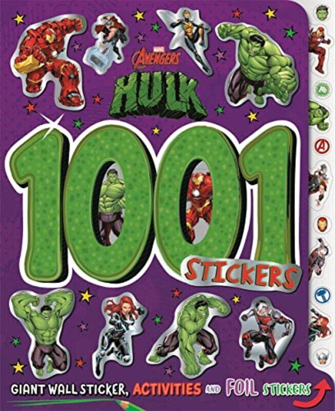 

Marvel Hulk 1001 Stickers by Stepan Mekhitarian-Paperback