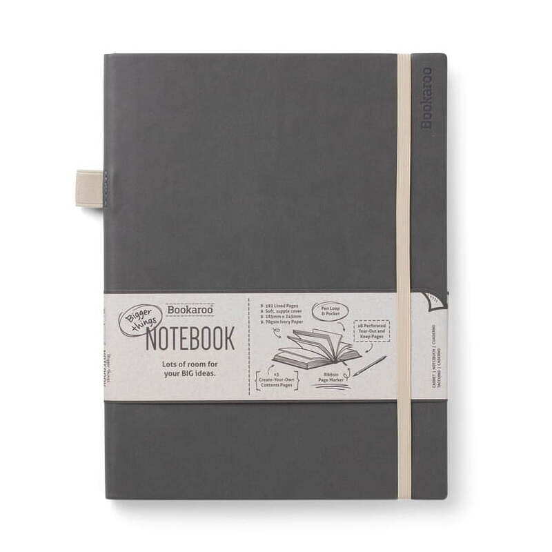 

Bookaroo Bigger Things Notebook Charcoal