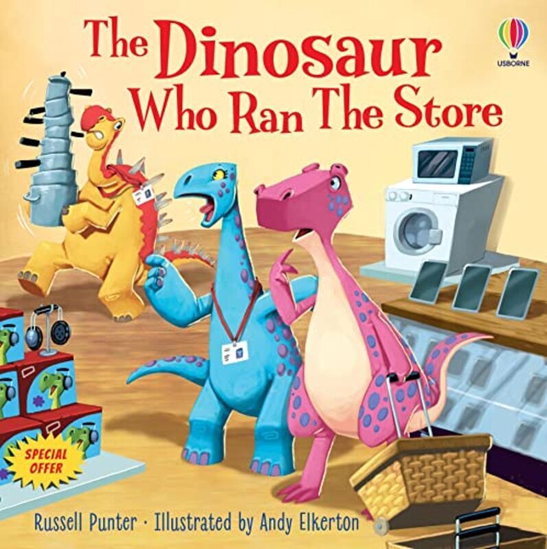 The Dinosaur Who Ran The Store , Paperback by Russell Punter