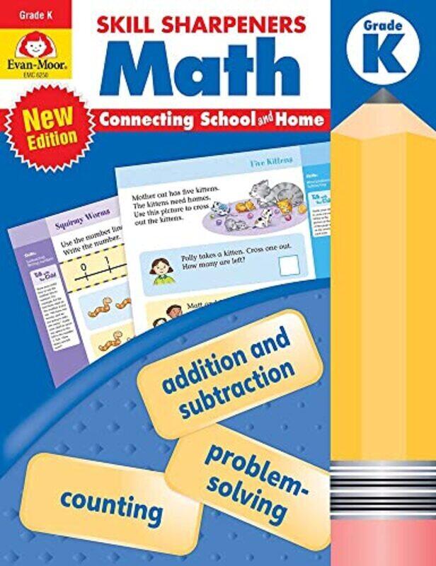 

Skill Sharpeners Math Grade K By Evan-Moor Corporation Paperback