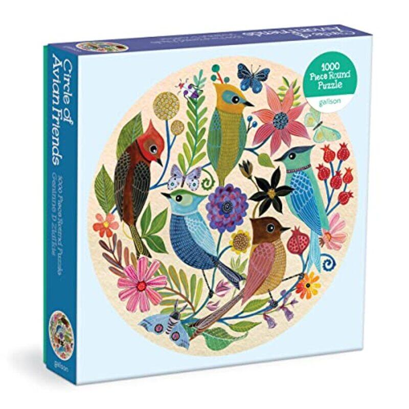 

Circle Of Avian Friends 1000 Pc Round Pu By Zlatkis Geninne D - Hardcover