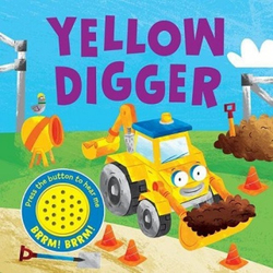 Yellow Digger Ruumble, Scrunch, Scruumble!, Board Book, By: Bonnier Books Ltd
