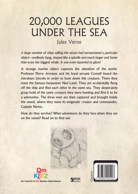 20, 000 Leagues Under the Sea: Om Illustrated Classics, Hardcover Book, By: Jules Verne