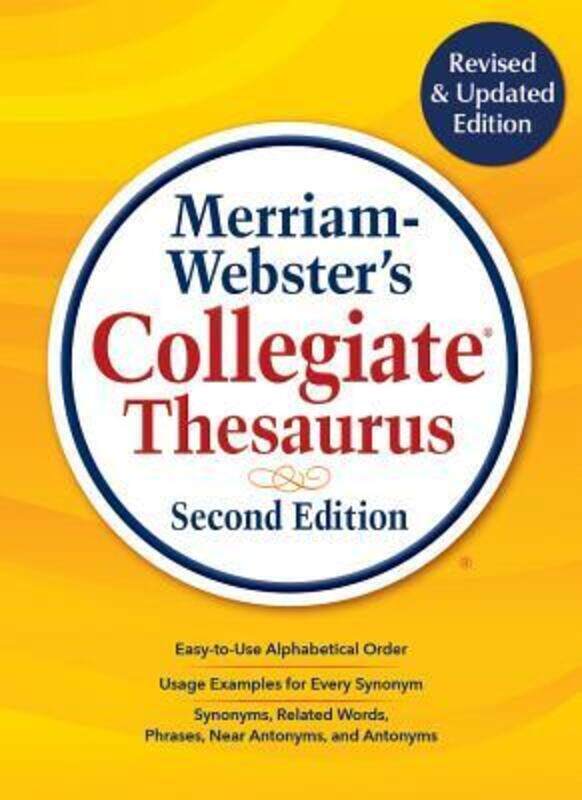 

Merriam-Webster's Collegiate Thesaurus, Second Edition.Hardcover,By :Merriam-Webster Inc