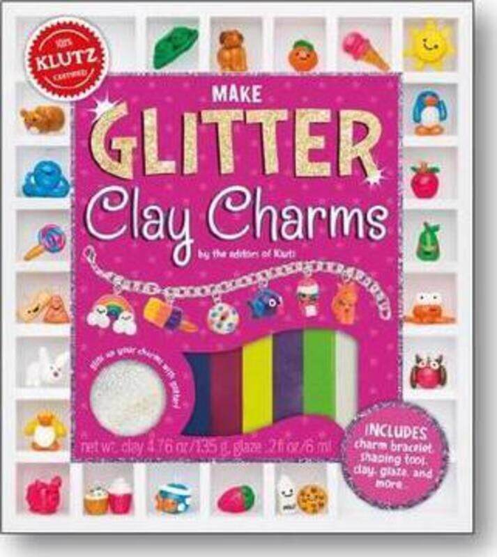 

Make Glitter Clay Charms, Mixed Media Product, By: Editors of Klutz