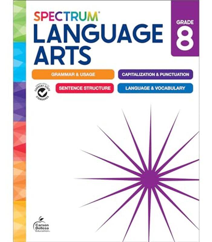 

Spectrum Language Arts Workbook Grade 8 by Spectrum-Paperback