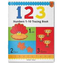 Preschool Activity Book: 123 - Numbers 1-10 Tracing Book For Kids , Paperback by Wonder House Books