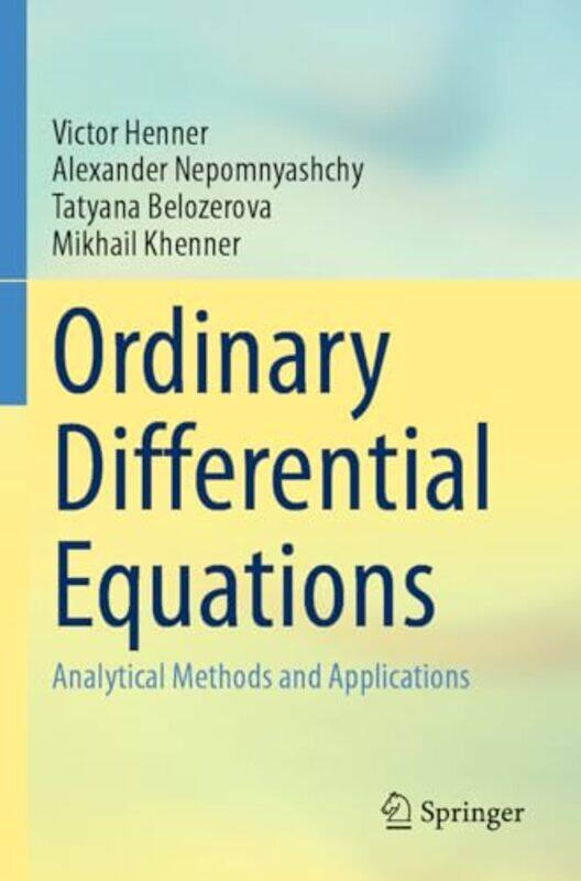 

Ordinary Differential Equations by Harry Tomlinson-Paperback