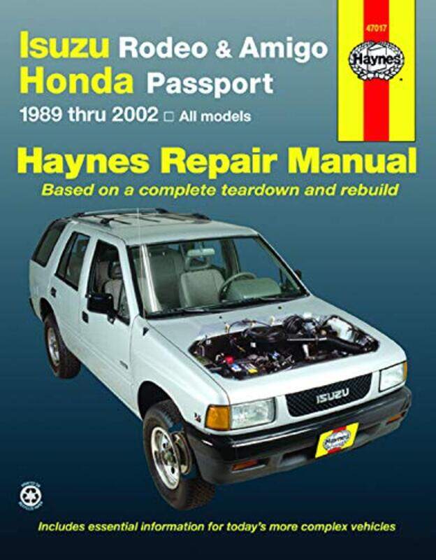 

Isuzu Rodeo Amigo & Honda Passport 89 02 by Keith BrownJim Miller-Paperback