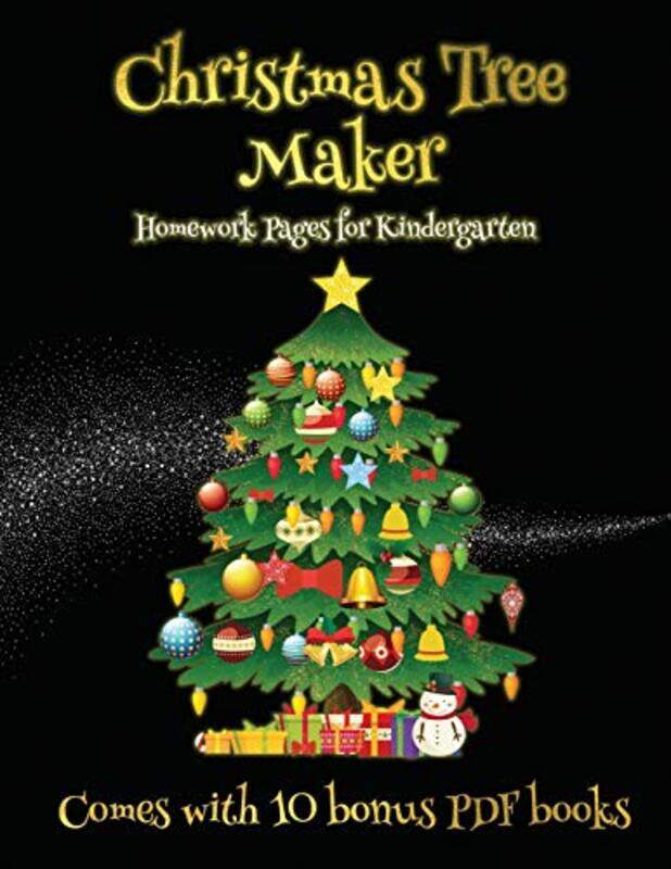 

Homework Pages for Kindergarten Christmas Tree Maker by James Manning-Paperback