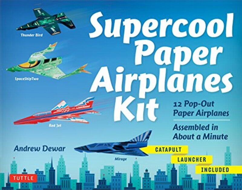 

Supercool Paper Airplanes Kit By Dewar Andrew - Paperback