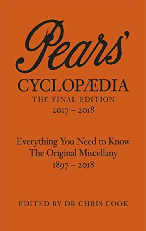 

Pears Cyclopaedia 20172018 by G Chirichiello-Hardcover