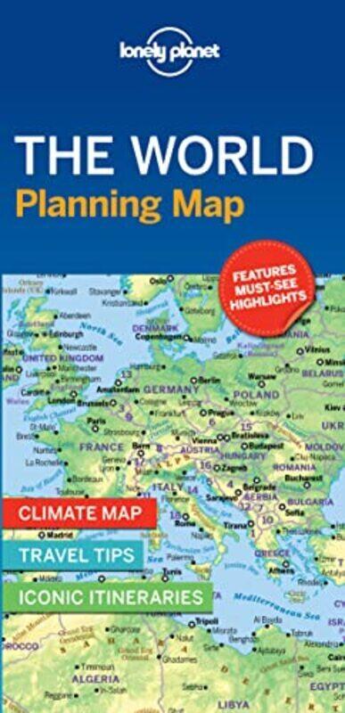 

Lonely Planet The World Planning Map,Paperback by Lonely Planet