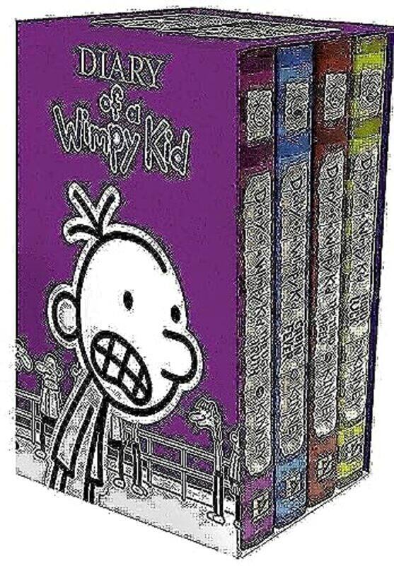 

Diary of a Wimpy Kid Box of Books 5-8 , Hardcover by Jeff Kinney