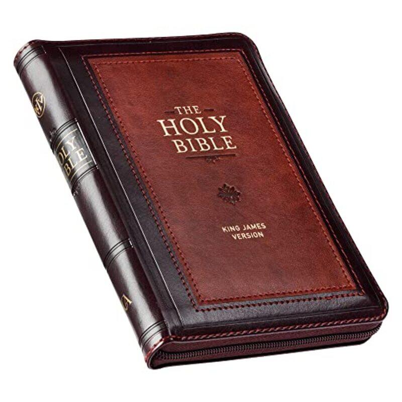 

Kjv Holy Bible Compact Faux Leather Red Letter Edition Ribbon Marker King James Version Burgund,Paperback