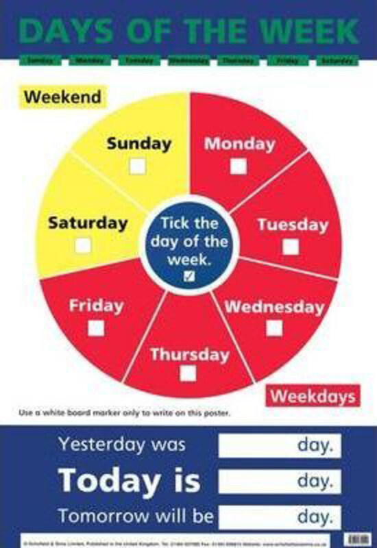 

Days of the Week, Paperback Book, By: Schofield & Sims