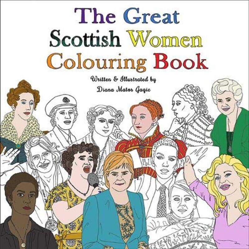 

The Great Scottish Women Colouring Book -Paperback