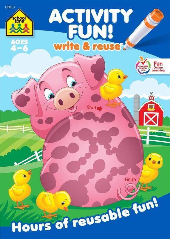 

Activity Fun! (Write & Reuse), Paperback Book, By: School Zone Pub Co