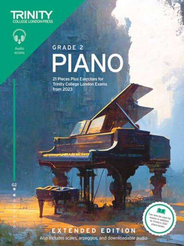 

Trinity College London Piano Exam Pieces Plus Exercises From 2023 Grade 2 Extended Edition by College London, Trinity-Paperback