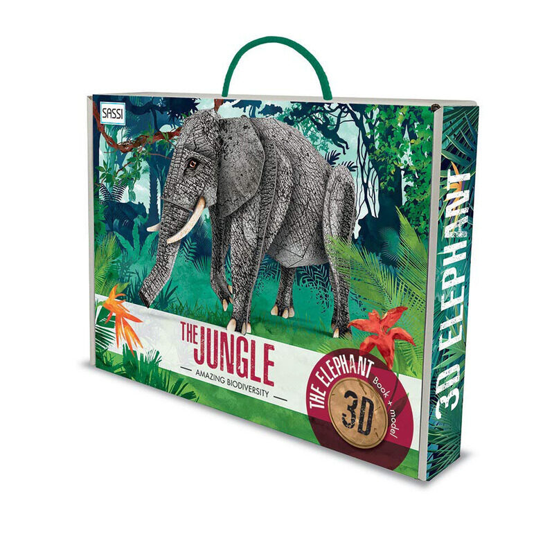 

The Elephant Amazing Biodiversity 3D Model, Board Book, By: Sassi