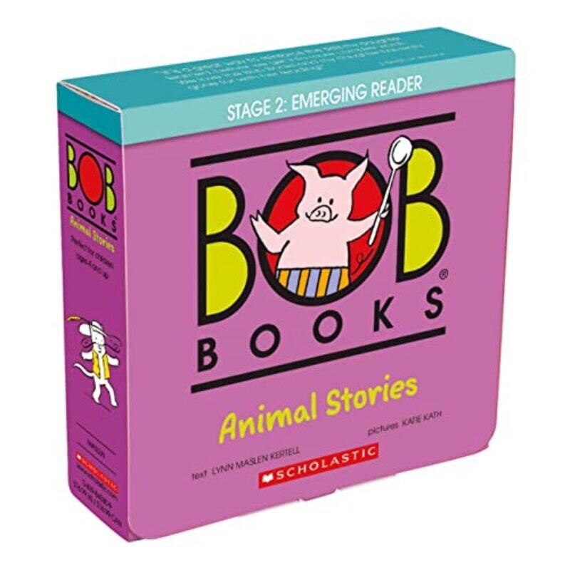 

Bob Books Animal Stories Box Set Phonics Ages 4 And Up Kindergarten Stage 2 Emerging Reader By Kertell, Lynn Maslen -Paperback