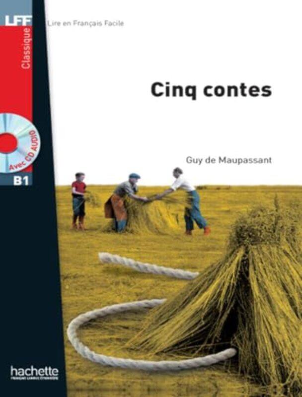 

Cinq contes with audio download by Guy de Maupassant-Paperback