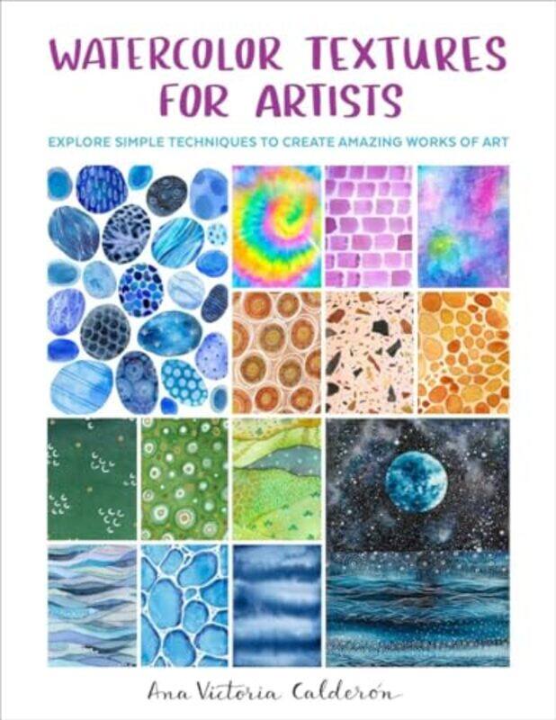 

Watercolor Textures for Artists by A-Z Maps-Paperback