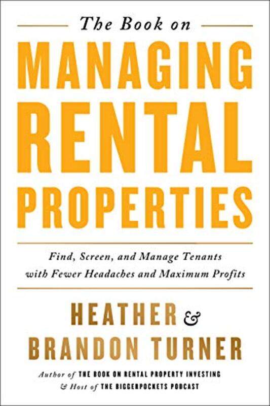 

Bk On Managing Rental Properties By Turner Brandon - Paperback
