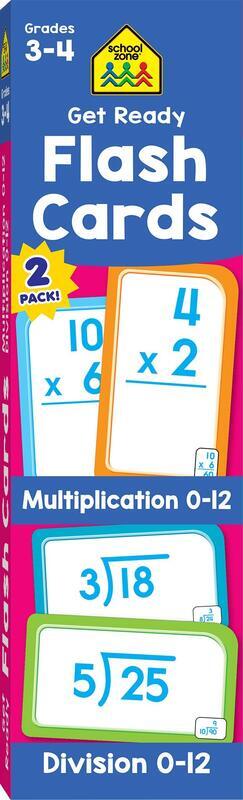 

Multiplication & Division 2-Pack Flash Cards, Hardcover Book, By: School Zone