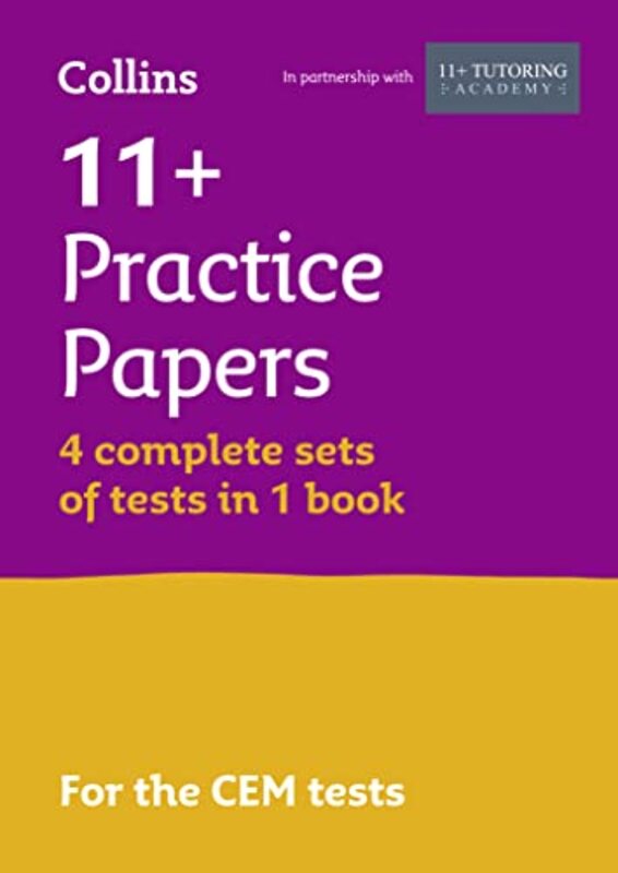 11+ Verbal Reasoning, Non-Verbal Reasoning & Maths Practice Papers (Bumper Book With 4 Sets Of Tests By Collins 11+ Paperback