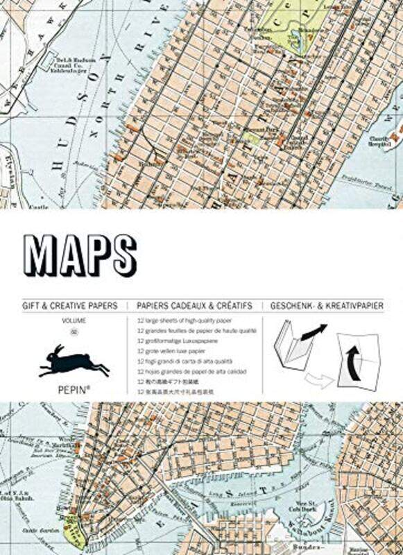 

Maps Gift And Creative Paper Book by Pepin Van Roojen-Paperback