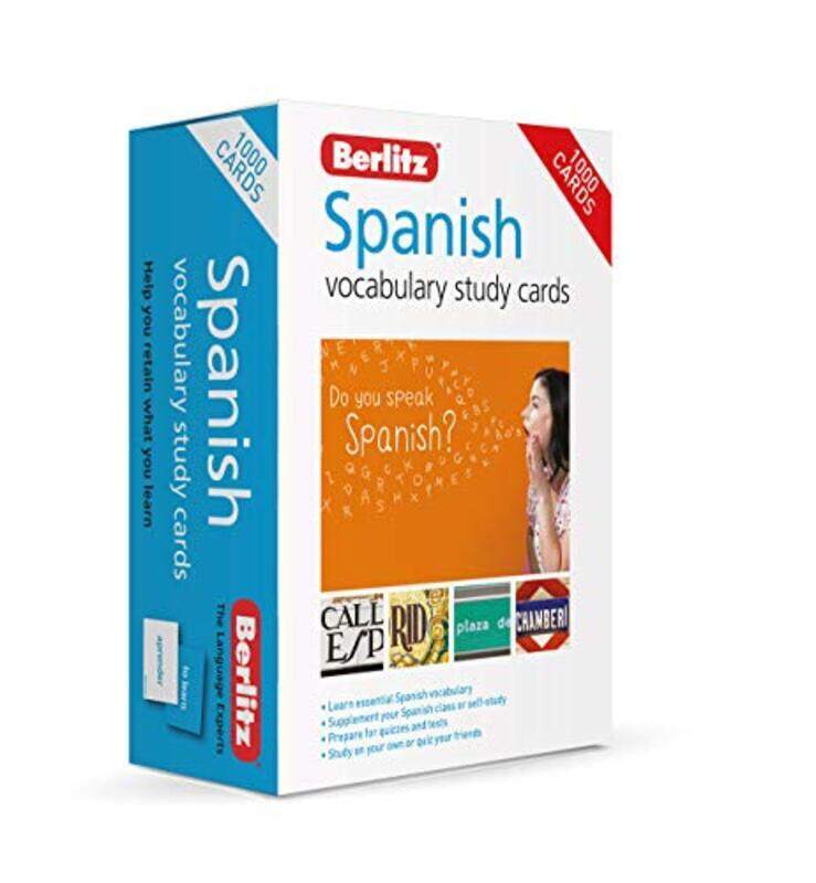 

Berlitz Spanish Study Cards Language Flash Cards by Berlitz Publishing Company Paperback