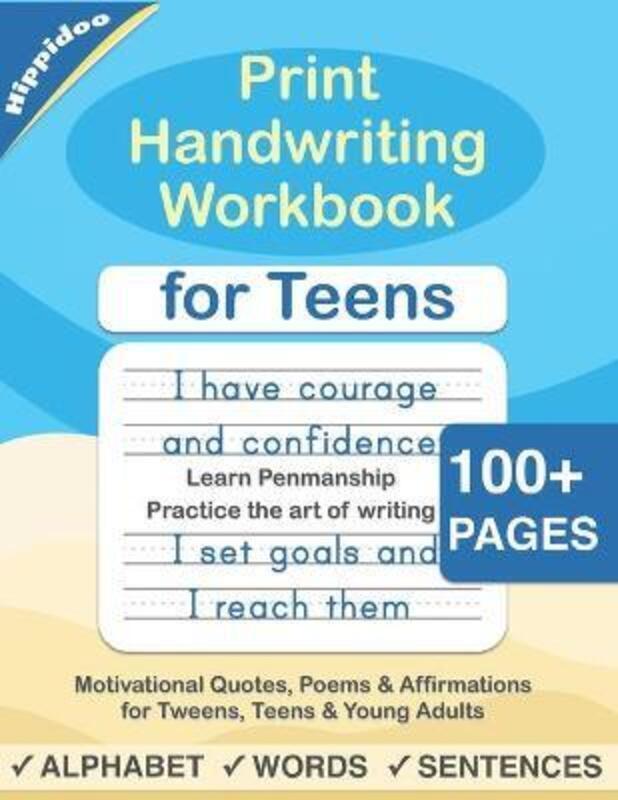 

Print Handwriting Workbook for Teens: Improve your printing handwriting & practice print penmanship.paperback,By :Hippidoo - Lalgudi, Sujatha