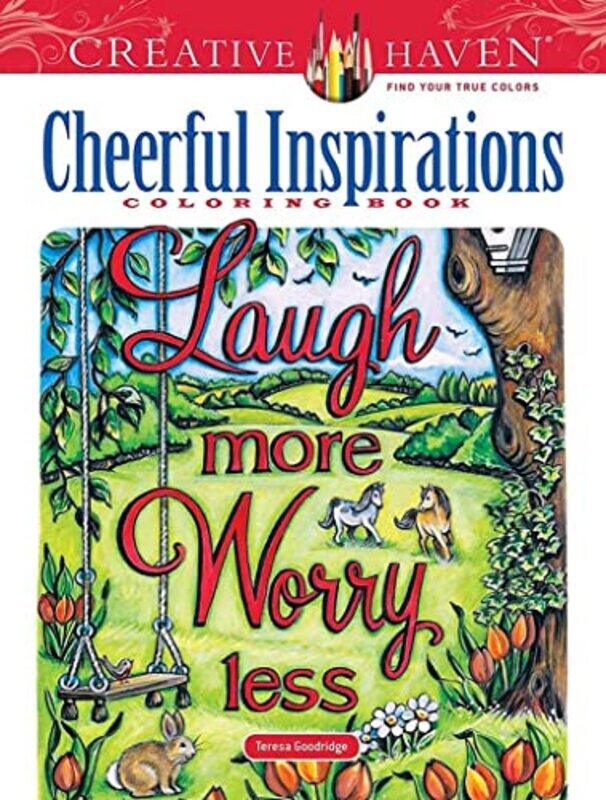 

Creative Haven Cheerful Inspirations Coloring Book,Paperback,by:Teresa Goodridge