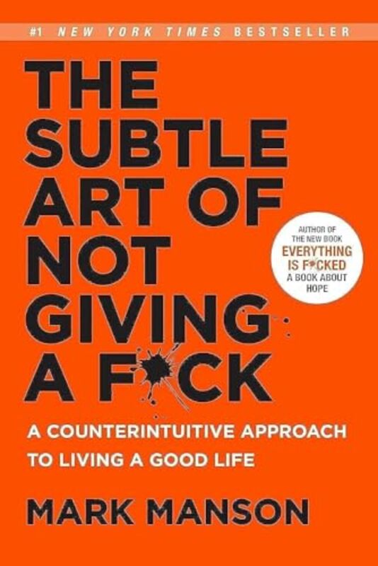 

The Subtle Art of Not Giving a F*ck by Mark Manson-Hardcover