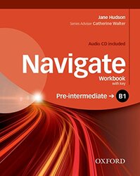 Navigate: B1 Pre-Intermediate: Workbook with CD (with key) , Paperback by Hudson, Jane