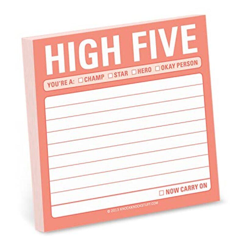 Knock Knock High Five Sticky Notes By Knock Knock - Paperback