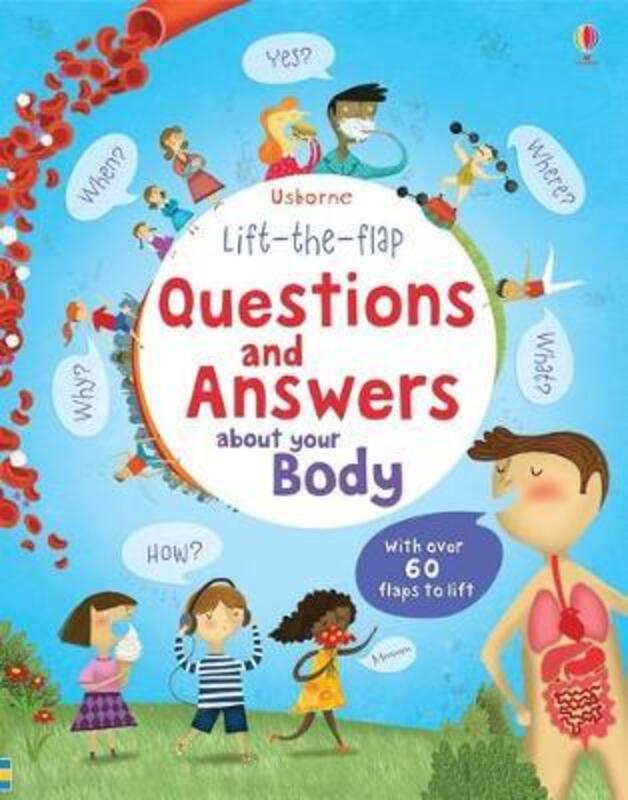 

Lift the Flap Questions & Answers about your Body (Usborne Lift-the-Flap-Books) ,Hardcover By Katie Daynes