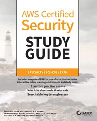 AWS Certified Security Study Guide by Angeles Cambridge University UK CarreresMaria Noriega-SanchezCarme Calduch-Paperback