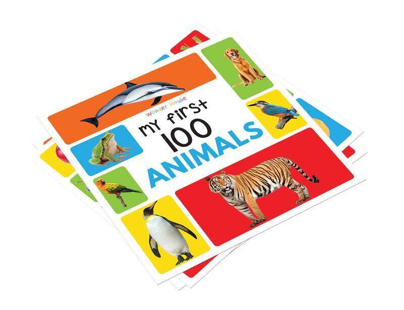 

My First 100 Animals: Early Learning Books for Children, Paperback Book, By: Wonder House Books