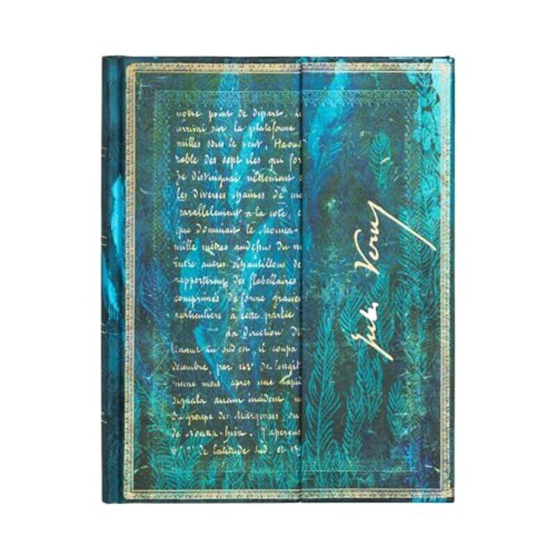 

Paperblanks Verne Twenty Thousand Leagues Embellished Manuscripts Collection Hardcover Ultr -Paperback