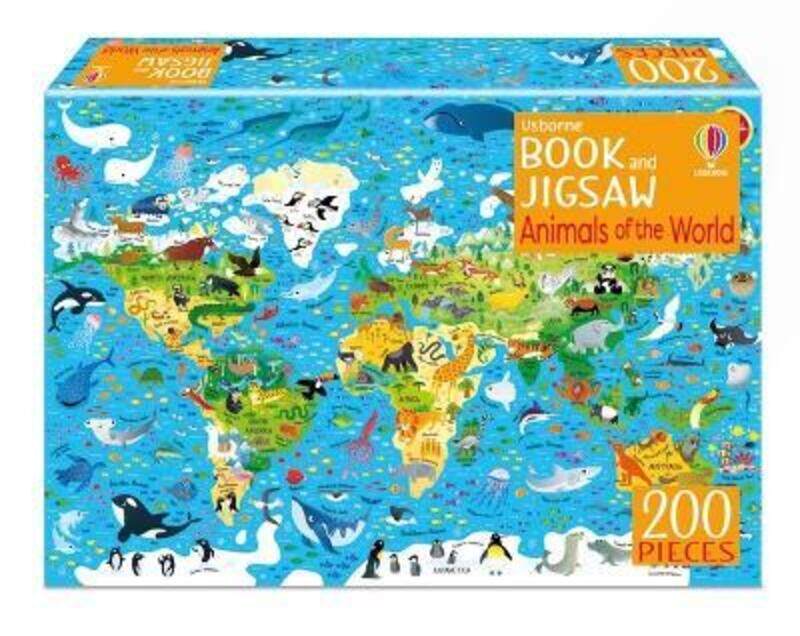 

Animals of the World Book and Jigsaw.paperback,By :Smith, Sam