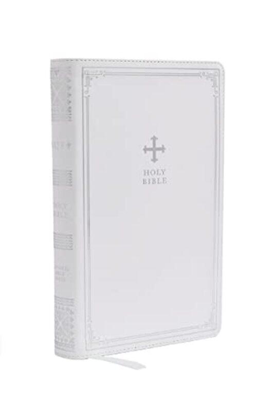 

Nrsv Catholic Edition Gift Bible White Leathersoft Comfort Print Holy Bible Complete Catholic Bi,Paperback By Catholic Bible Press