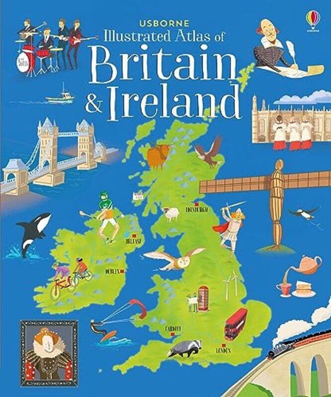 

Usborne Illustrated Atlas of Britain and Ireland by Veena Das-Hardcover