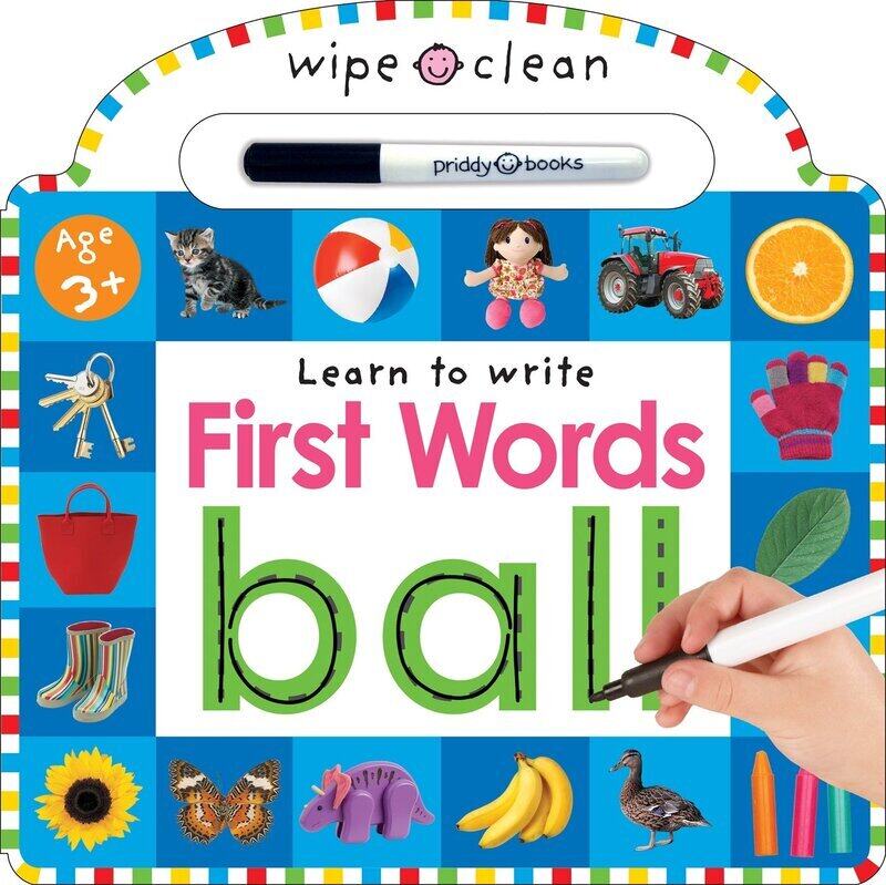 

Wipe Clean: First Words, Board Book, By: Roger Priddy