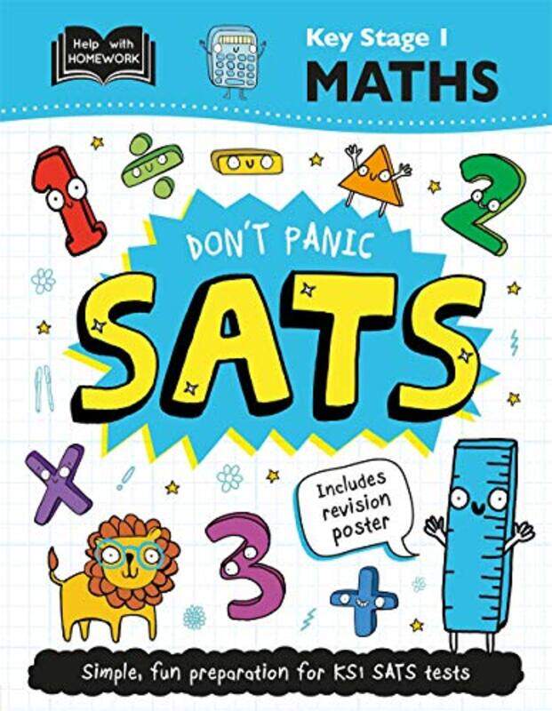 

Key Stage 1 Maths Dont Panic SATs by Ryland Peters Small-Paperback