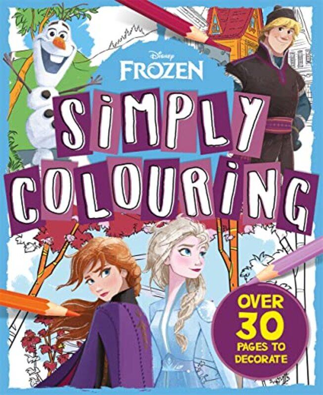 

Disney Frozen Simply Colouring by Walt Disney-Paperback