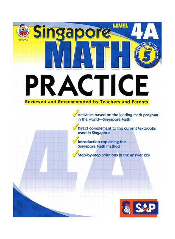 

Singapore Math Practice Level 4A Grade 5, Paperback Book, By: Singapore Asian Publishers