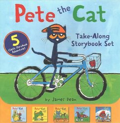 Pete the Cat Take-Along Storybook Set: 5-Book 8x8 Set, By: James Dean